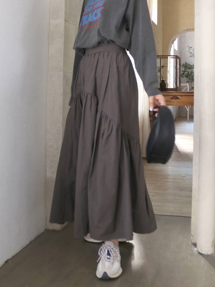 Ungrid】ギャザーデザインスカートレディースファッションのセレクト 
